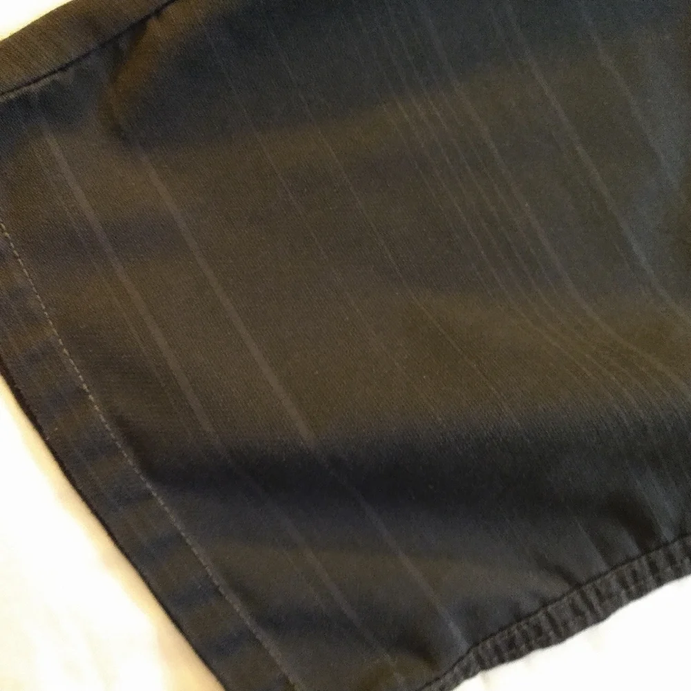 Size 34 men's classic flat front dark blue stripe short - Picture 6 of 15